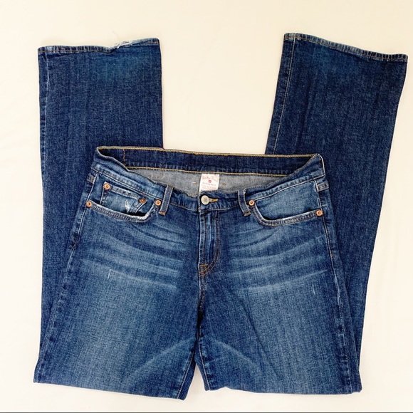 Lucky Brand Denim - Lucky Brand Dungarees Mid rise flare size 10/30